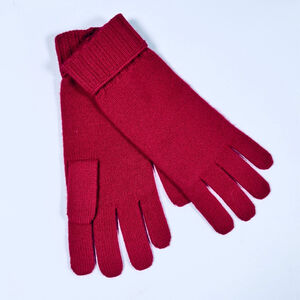 J.Jill Womans Gloves NEW Cashmere Gloves Muted Red One Size RN 97641